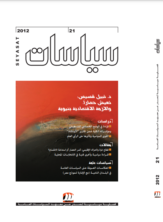 الواقع الاقتصادي الفلسطيني